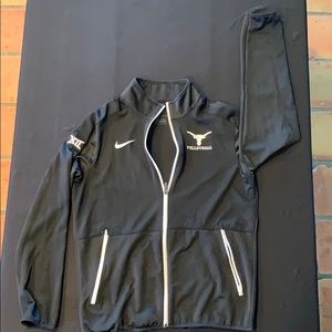 Black Texas volleyball zipper Nike jacket M